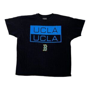 Vintage UCLA Bruins T-Shirt Size Large Black Champs Sports Y2K